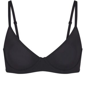 SKIMS Fits Everbody Unlined Demi Bra - 34B in Onxy